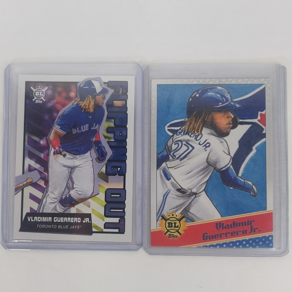 Vladimir Guerrero Jr. Topps Baseball Cards Lot Of 2 - MLB Team Toronto Blue Jays